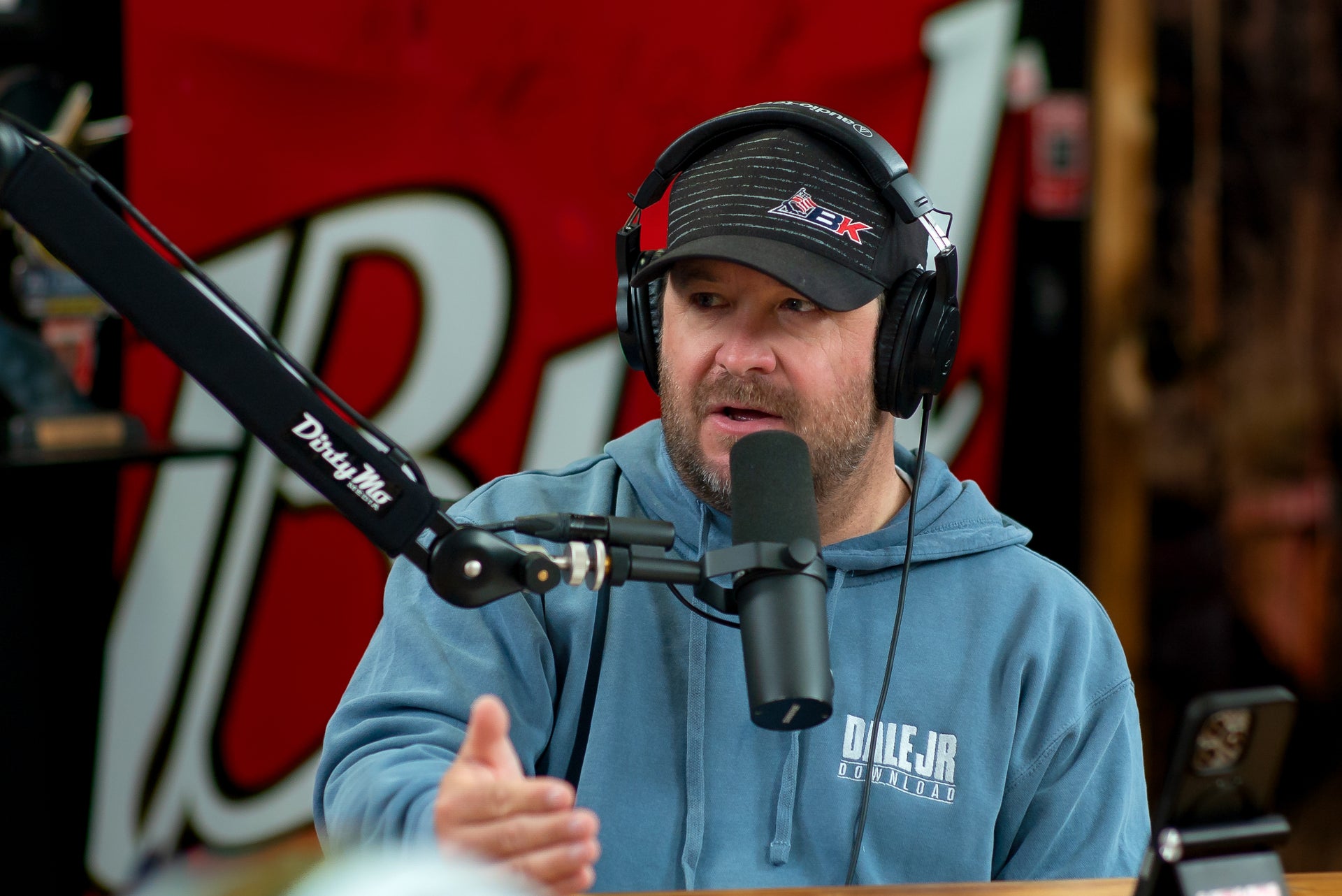 Dale Jr Download Embroidered Hoodie