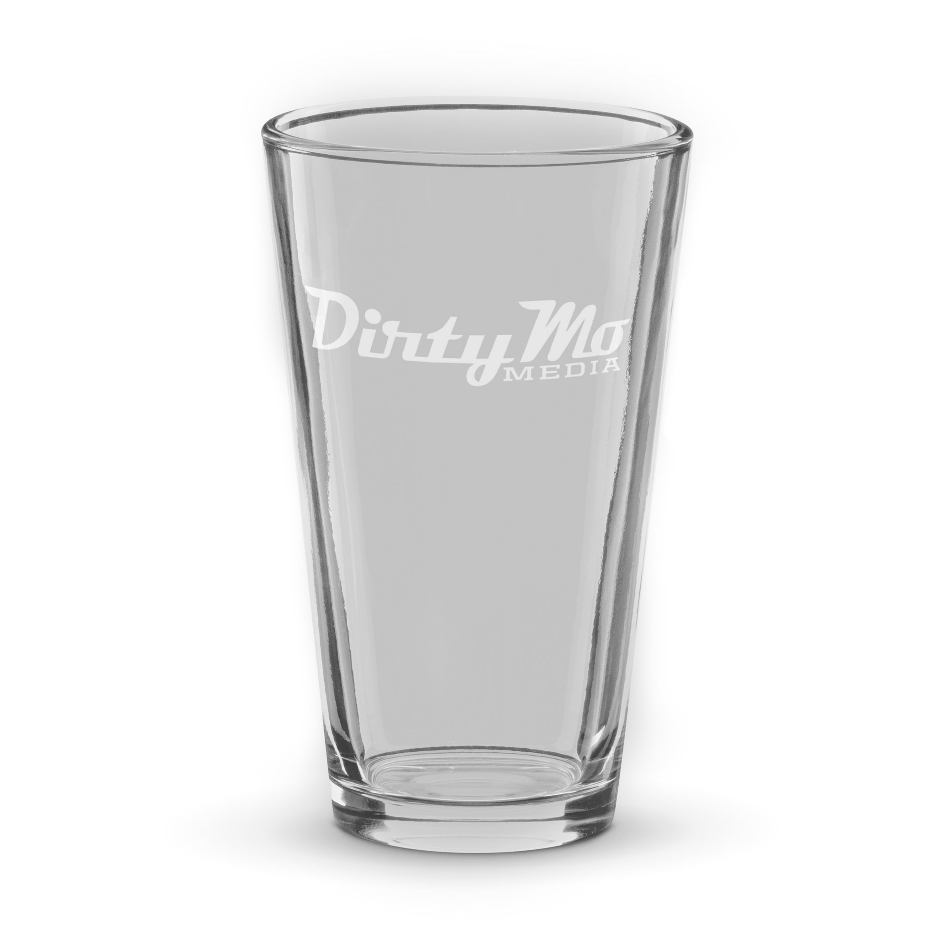 Dirty Mo 16 oz Pint Glass